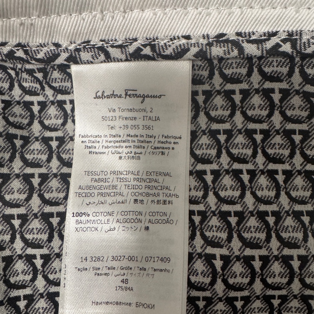 % 💯 authentic Salvatore Rerragamo pants size 48 - Picture 4 of 7